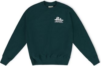 Aim&eacute; Leon Dore Green Unisphere Crewneck Sweatshirt