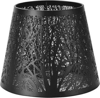 OEM Pantalla De L&aacute;mpara Resistente, F&aacute;cil Instalaci&oacute;n Y Efecto De Luz Suave, Elegante Pantalla De Metal, Color Negro