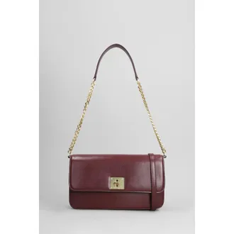 Golden Goose Gioia Burgundy Leather Crossbody Bag