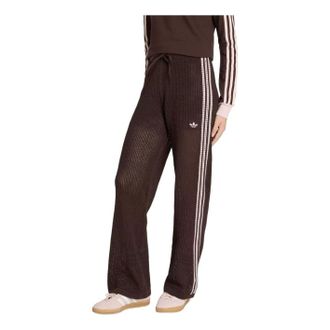 adidas (WMNS) adidas Originals Knitted Crochet Firebird Track Pants Asia Sizing Aurora Coffee KE0201