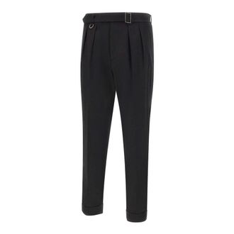Paolo Pecora Suit Trousers, male, Black, XL, Slim Fit Trousers