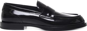 Dolce & Gabbana Stijlvolle heren loafers - Heren - Loafers - Zwart - 41 1/2 EU - Katoen - Schoenen