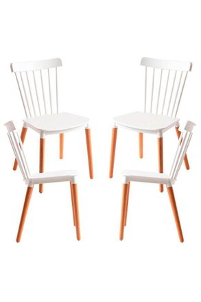 Regalos Miguel Packs Sillas Comedor - Pack 4 Sillas Leka - Blanco