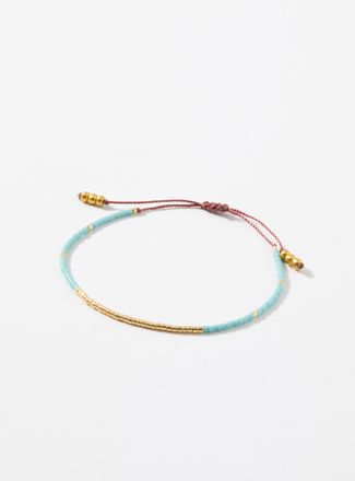 Simons Womens Mini-bead cord bracelet