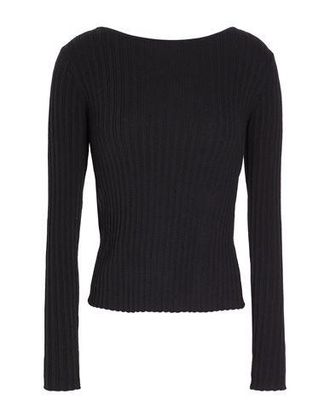 8 by YOOX RIB-KNIT OPEN BACK CREWNECK SWEATER