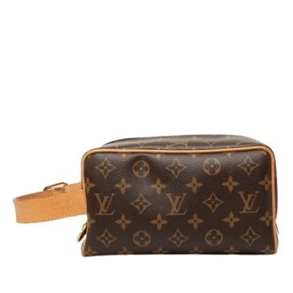 Louis Vuitton Pre-owned Locker Dopp Kit - - Pre-owned - Donna - Marrone - ONE SIZE