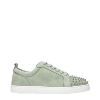Christian Louboutin Sneakers Louis Junior Heren Su&egrave;de Groen