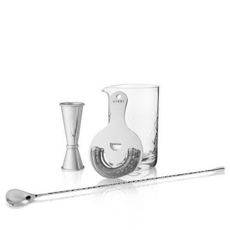 Viski Harrison 4-Piece Barware Set in Stainless Steel Set of 4 in Silver at Nordstrom
