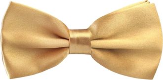 Alizeal Fashion Adjustable Pre-tied Holiday Bow Ties for Men Champagne