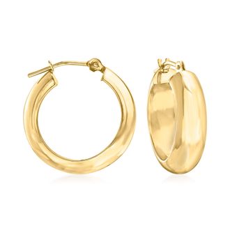Ross-Simons 14kt Yellow Gold Small Hoop Earrings