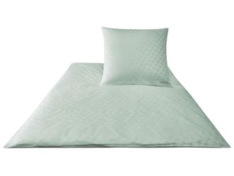 Schubiger M&ouml;bel Bettw&auml;sche Cornflower, Silber, Allover