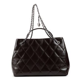 Tory Burch Bolso Tote Acolchado Fleming Carryall - Bags - Mujer - Marr&oacute;n - ONE SIZE