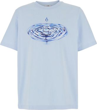 Casablanca Light Blue Regular T-Shirt