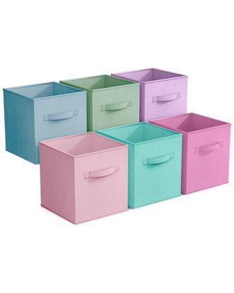 Sorbus 6 Pack 11In Foldable Storage Cubes