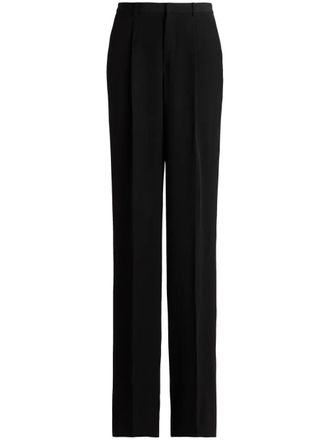 Ralph Lauren Collection Acklie tailored wool trousers - women - Wool/Silk - 10 - Black