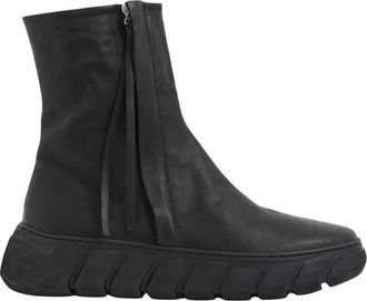 Puro Tronchetto Great Hero In Pelle - Heren - Enkellaarsjes - Zwart - 44 EU - Leer - Schoenen