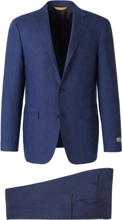 Canali Completo con due bottoni - Blu