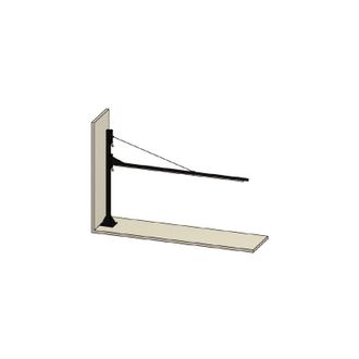 Kemper Brazo Basculante Para Cortinas De Soldadura Para Fijar A Una Columna Kemper Para Cortinas Longitud 4.000 Mm