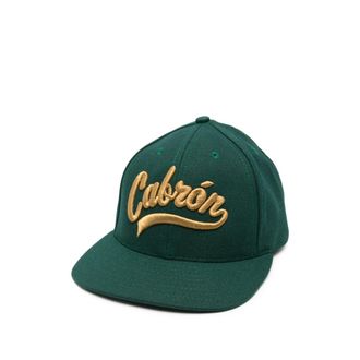 Willy Chavarria Embroidered Flat-peak Cap