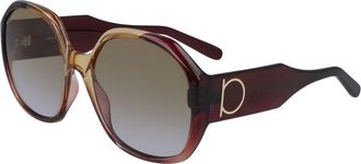 Ferragamo SF 943S 212 Womens Sunglasses Red Size 60