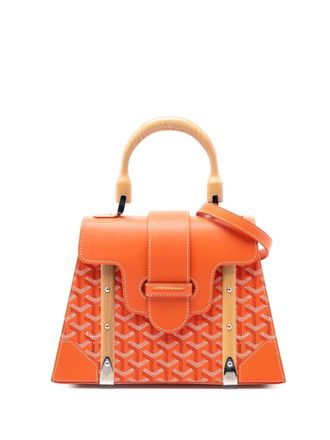 Goyard 2017 Goyardine Saigon Structured PM tas - Oranje
