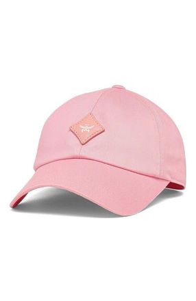 MCM Essential Diamond Cap in Cotton Twill in Pink at Nordstrom