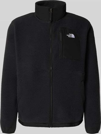 The North Face Fleecejacke mit Napoleontasche Modell YUMIORI in Black, Gr&ouml;&szlig;e XXL