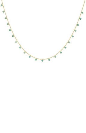 Dean Davidson Orsay Charm Necklace in Blue Topaz Cz at Nordstrom