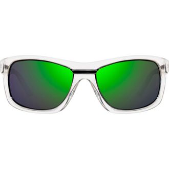 Revo Genesis 57mm Polarized Rectangular Sunglasses in Crystal at Nordstrom Rack