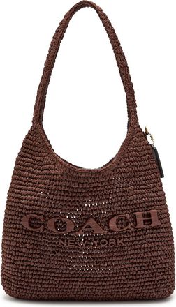 Coach Brooklyn 28 Raffia Shoulder bag - Brown - One Size