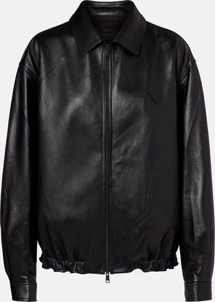 Prada Leather blouson jacket