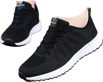 Generic Running Shoes Womens Trainers Walking Shoes Athletic Sneakers Ladies Breathable Mesh Sport Sneakers Lightweight Non Slip Tennis Trainers Outdoor Worko