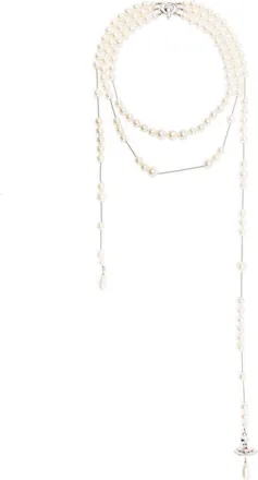 Vivienne Westwood Multi-Strand Necklace with Faux Pearls