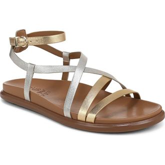 Naturalizer Fame Ankle Strap Sandal in Metallic Multi at Nordstrom, Size 9.5