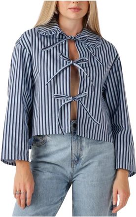 Harper & Yve James-Ls Blouse - Dames - Overhemden - Blauw - M - Overhemden