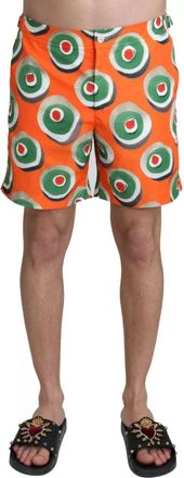 Dolce & Gabbana Oranje Cupcake Strandshorts Zwemkleding