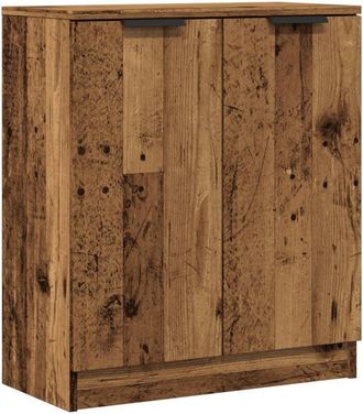 vidaXL Vidaxl - Aparador de madera de ingeniería envejecida 60x30x70 cm