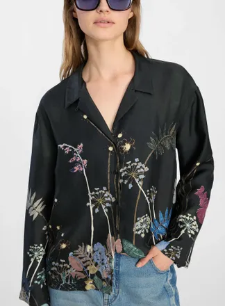 Munthe Faiza Top In Print Black