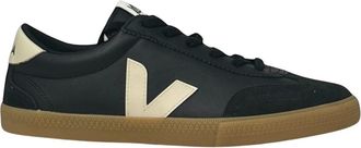 Veja Volley Sneakers - Heren - Sneakers - Zwart - 44 EU - Leer - Schoenen