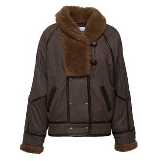 Isabel Marant Olinka Double-Breasted Coated Parka