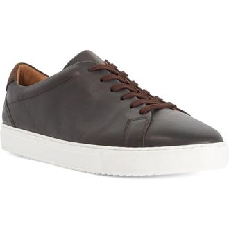 Dune London Trevons Low Top Sneaker in Dark Brown at Nordstrom, Size 13Us