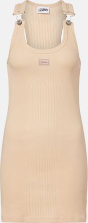 Jean Paul Gaultier Ribbed-knit cotton minidress