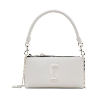 Marc Jacobs Handbags, female, White, Size: ONE SIZE The Snapshot DTM Convertible Shoulder Bag