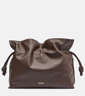 Loewe Flamenco Large leather clutch