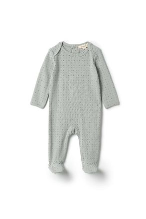 Fragile Boy Multi Print Romper with Overlap Shoulders in Seafoam at Nordstrom, Size 3M