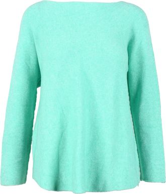 Spadalonga Aqua Green Minimalist Crewneck Sweater