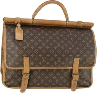 Louis Vuitton Pre-owned Handbags, female, Brown, Size: ONE SIZE Pre-owned Canvas Handbag