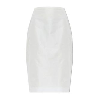 Jil Sander Pencil Skirts, female, White, Size: L High-Waisted Pencil Skirt