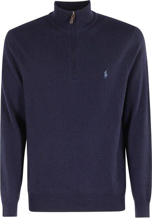 Polo Ralph Lauren High Collar Wool Pullover With Zipper