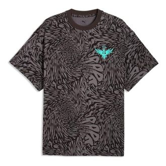 Puma Melo World Oversized T-Shirt Crystal Black AOP 634602-01